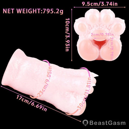 🐻 Bear Paw Masturbator – Tight, Soft, Totally Dangerous - BeastGasm