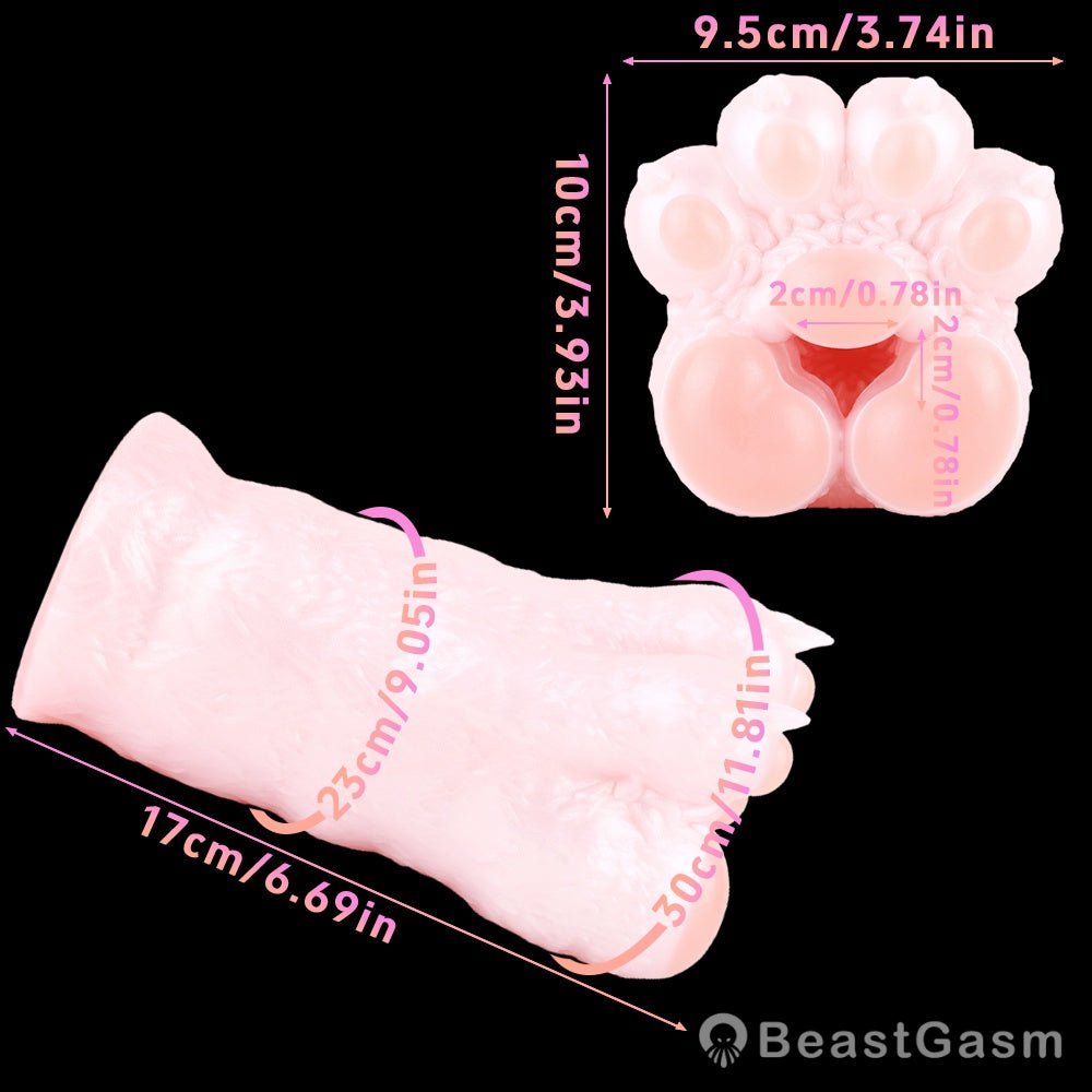 🐻 Bear Paw Masturbator – Tight, Soft, Totally Dangerous - BeastGasm