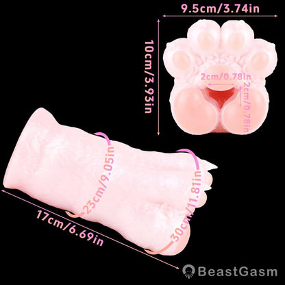 🐻 Bear Paw Masturbator – Tight, Soft, Totally Dangerous - BeastGasm