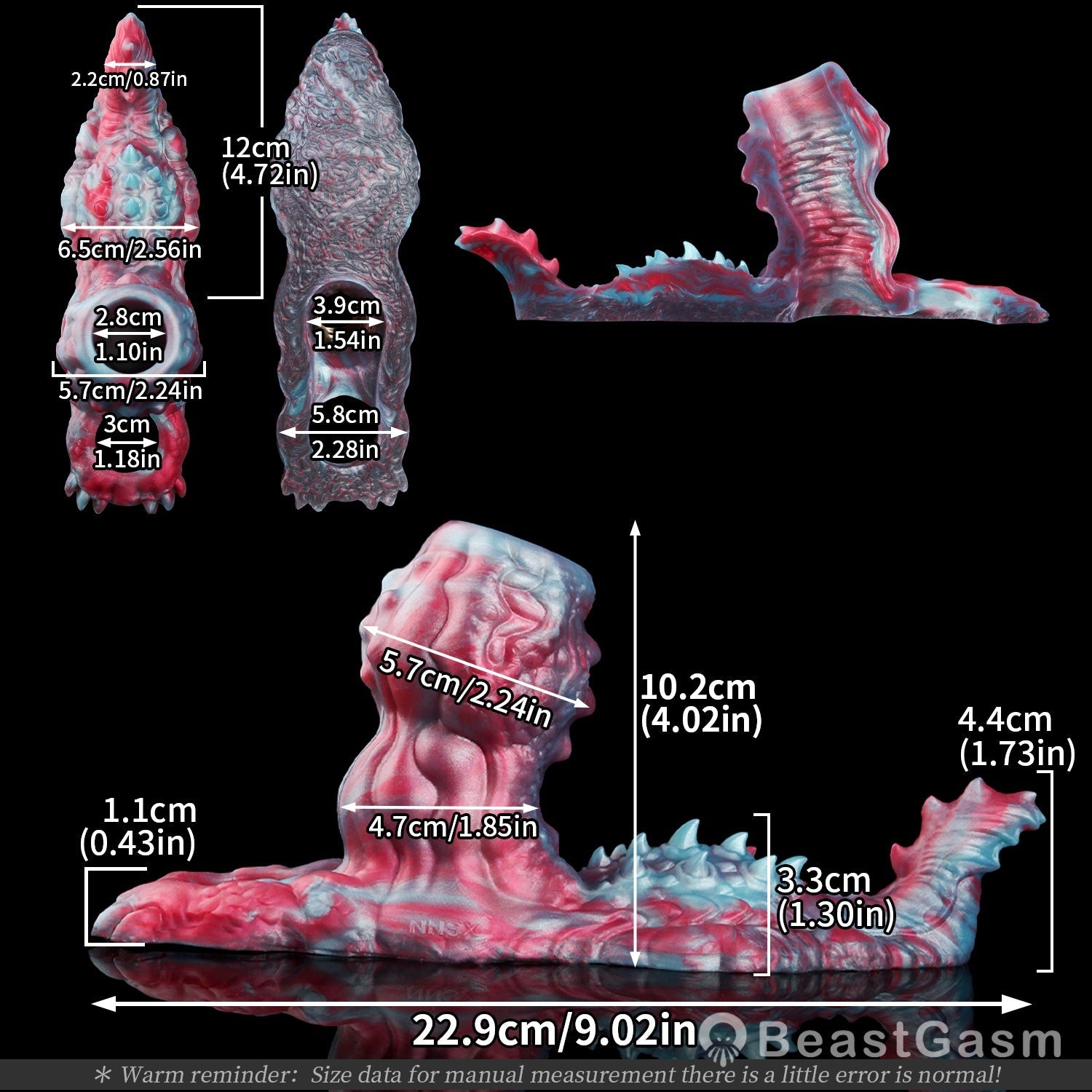 🔥 Beastforge 2-in-1 Fantasy Cock Sleeve & Dorsal Grinder - BeastGasm
