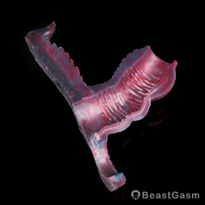 🐺 Beastforge Fantasy Beast Cock Sleeve with Grinding Stimulator - BeastGasm