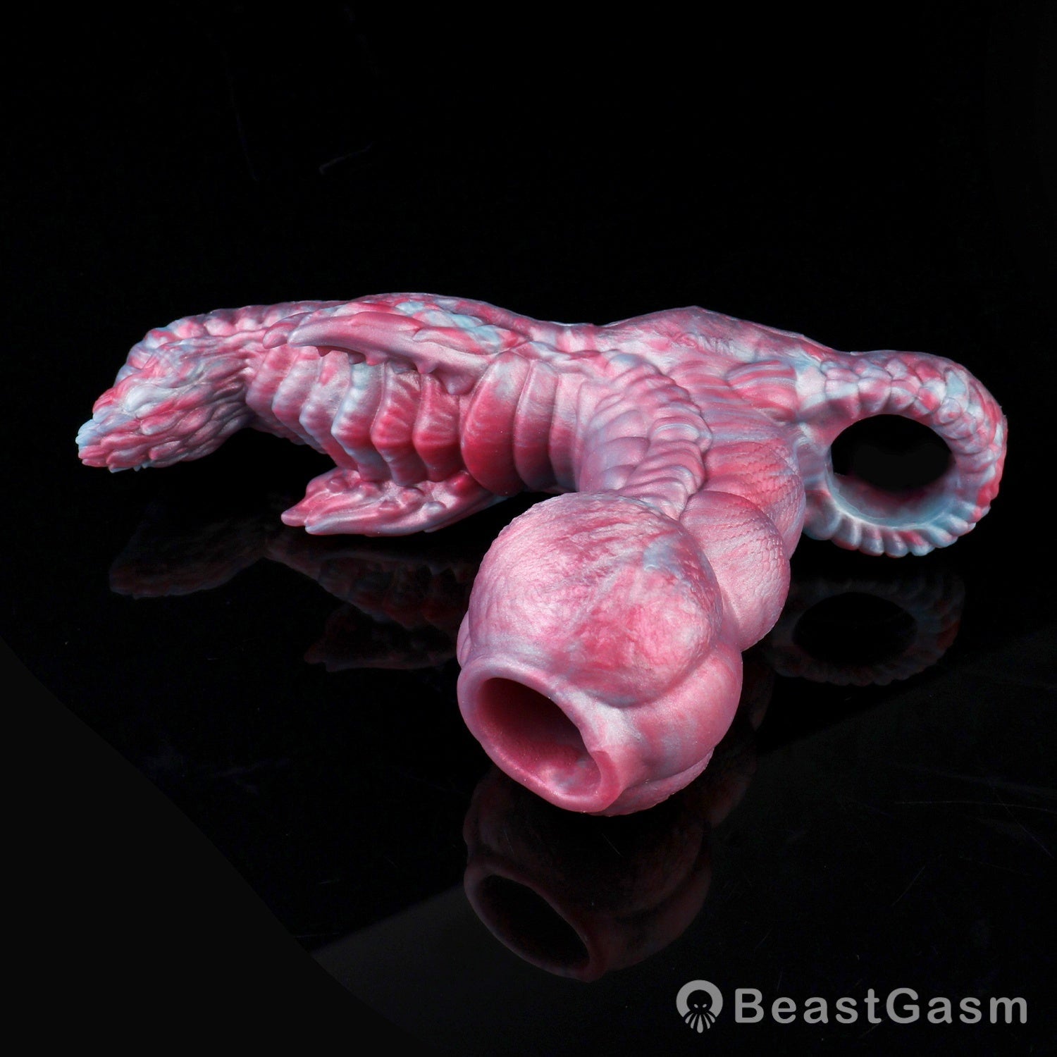 🐺 Beastforge Fantasy Beast Cock Sleeve with Grinding Stimulator - BeastGasm