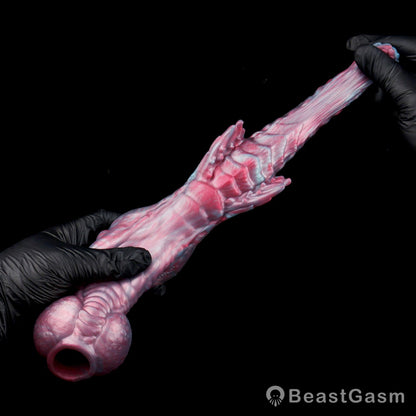 🐺 Beastforge Fantasy Beast Cock Sleeve with Grinding Stimulator - BeastGasm