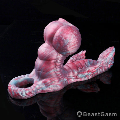 🐺 Beastforge Fantasy Beast Cock Sleeve with Grinding Stimulator - BeastGasm
