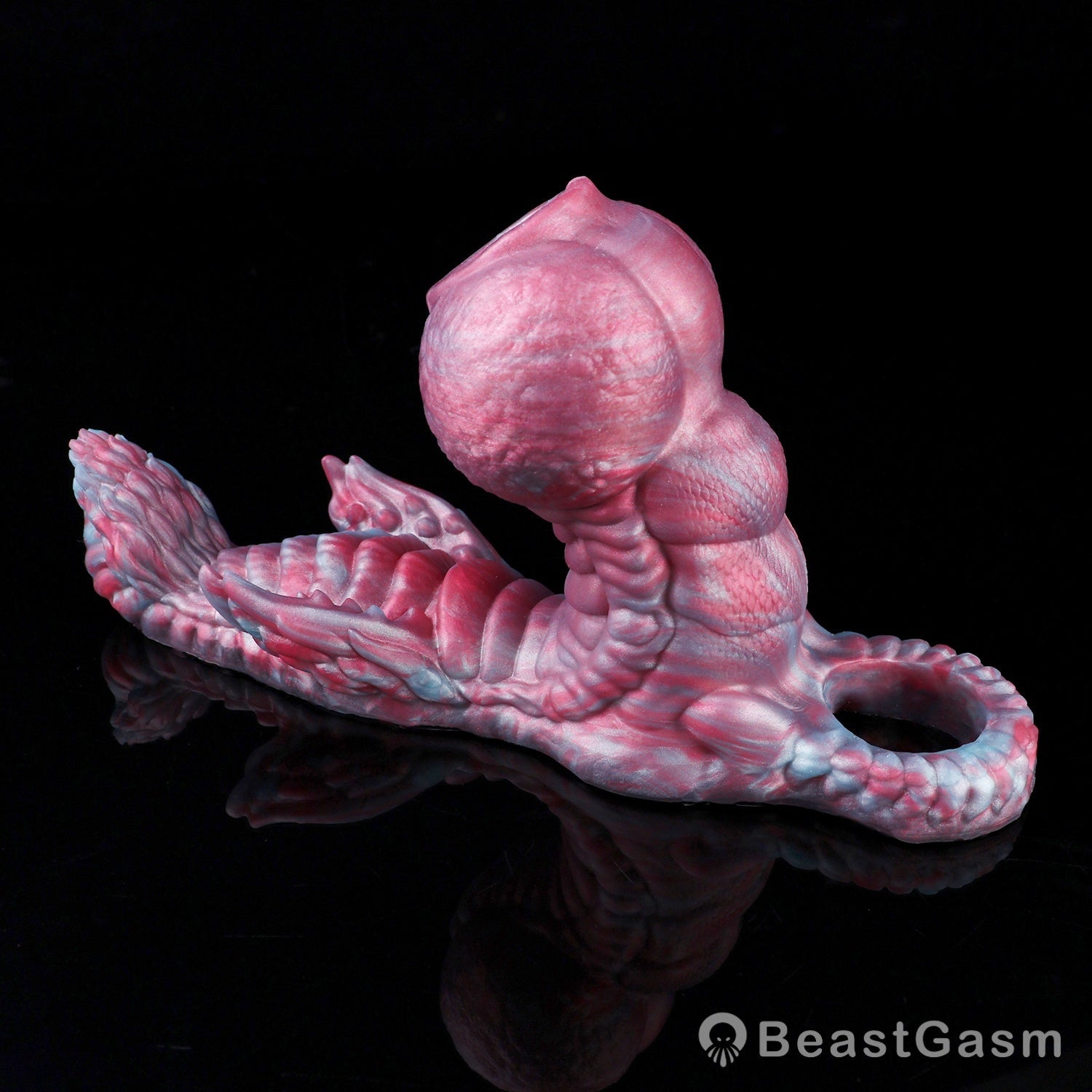 🐺 Beastforge Fantasy Beast Cock Sleeve with Grinding Stimulator - BeastGasm