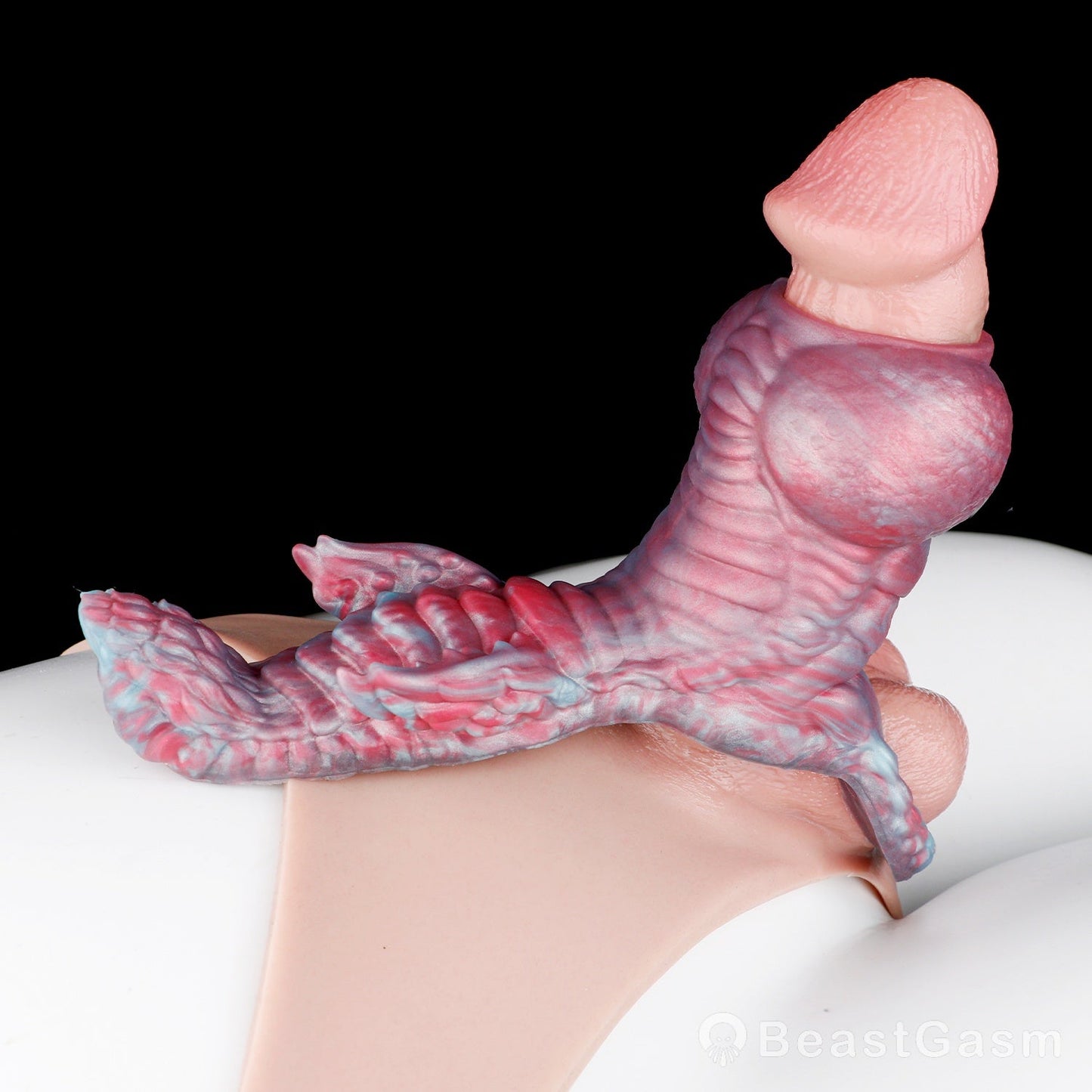 🐺 Beastforge Fantasy Beast Cock Sleeve with Grinding Stimulator - BeastGasm