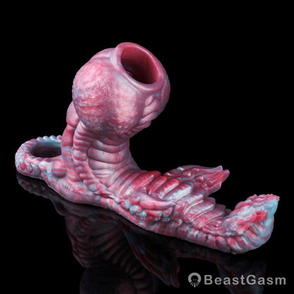 🐺 Beastforge Fantasy Beast Cock Sleeve with Grinding Stimulator - BeastGasm