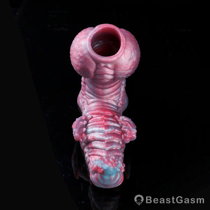 🐺 Beastforge Fantasy Beast Cock Sleeve with Grinding Stimulator - BeastGasm