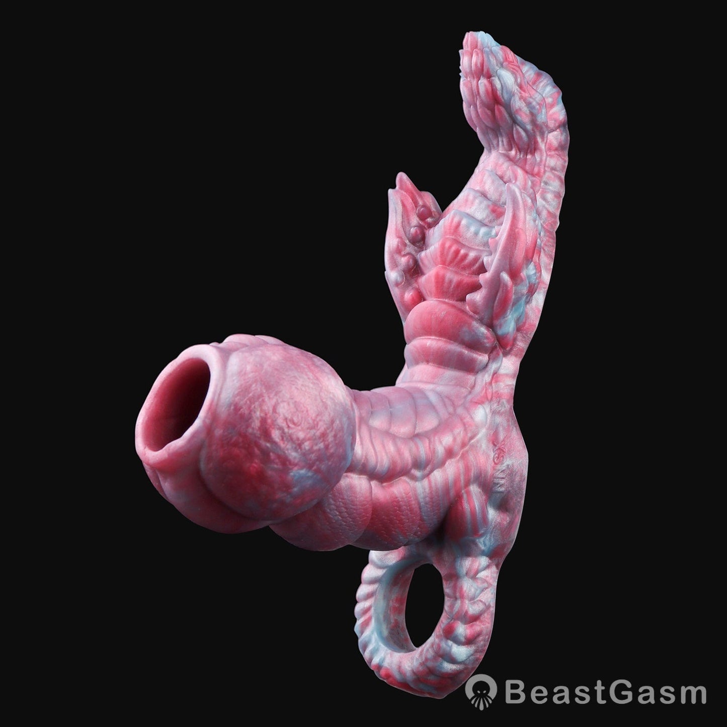 🐺 Beastforge Fantasy Beast Cock Sleeve with Grinding Stimulator - BeastGasm