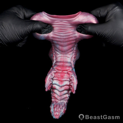 🐺 Beastforge Fantasy Beast Cock Sleeve with Grinding Stimulator - BeastGasm