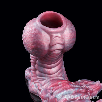 🐺 Beastforge Fantasy Beast Cock Sleeve with Grinding Stimulator - BeastGasm