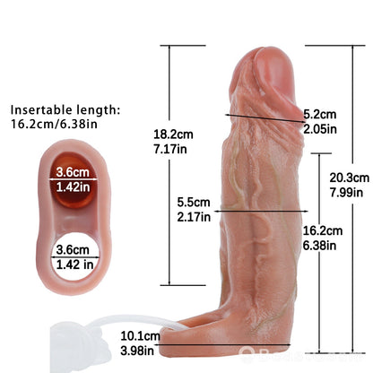 🐴 BeastGasm Apollo Squirting Lifelike Penis Sleeve - BeastGasm