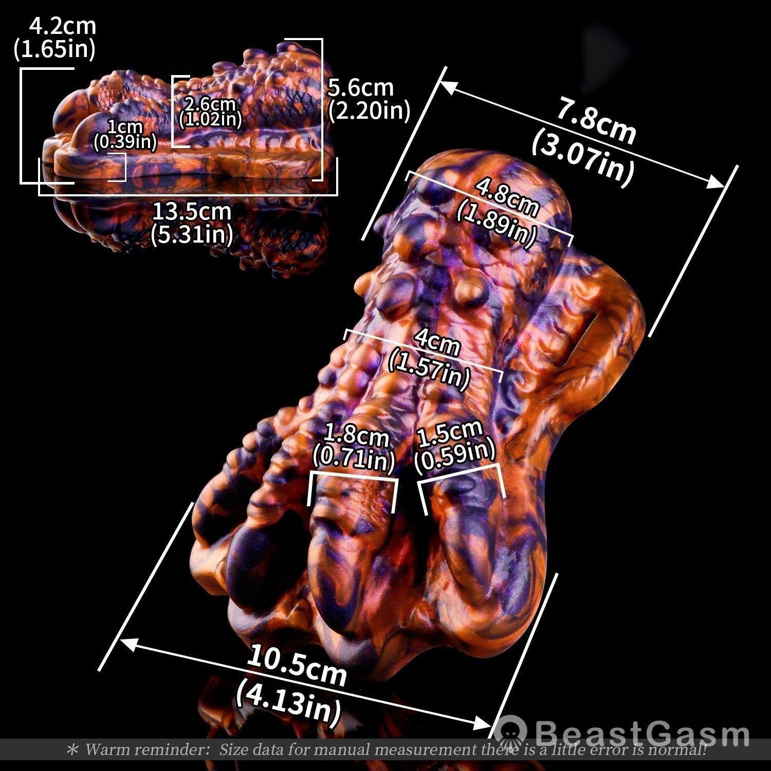 🐾 BeastGasm Blazing Dragon Claw Wearable Grinding Sex Toy - BeastGasm