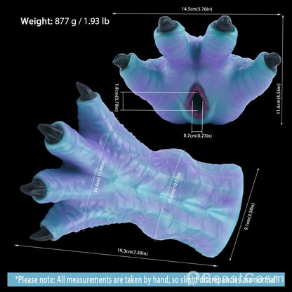 🐾 BeastGasm Bloodclaw Dragon Paw Pocket Pussy Toy - BeastGasm
