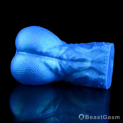 🌀 BeastGasm Blue Scale Predator Alien Torso Fantasy Pocket Pussy - BeastGasm