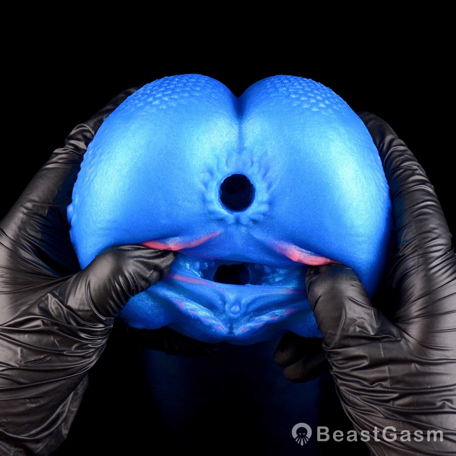 🌀 BeastGasm Blue Scale Predator Alien Torso Fantasy Pocket Pussy - BeastGasm