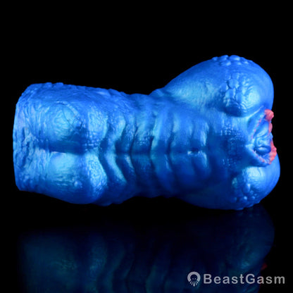 🌀 BeastGasm Blue Scale Predator Alien Torso Fantasy Pocket Pussy - BeastGasm