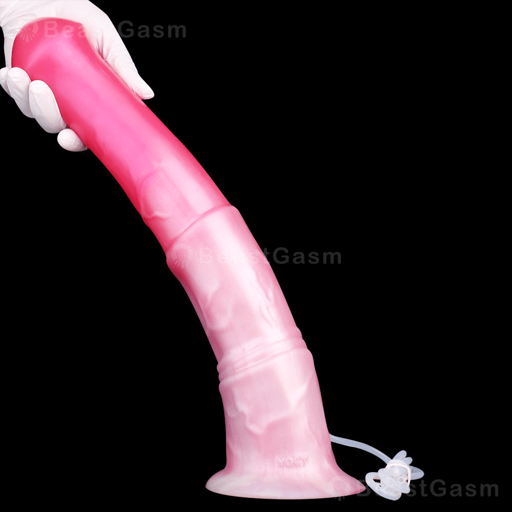 BeastGasm Bucephalus – Ejaculating Horse Dildo with Suction Base - BeastGasm