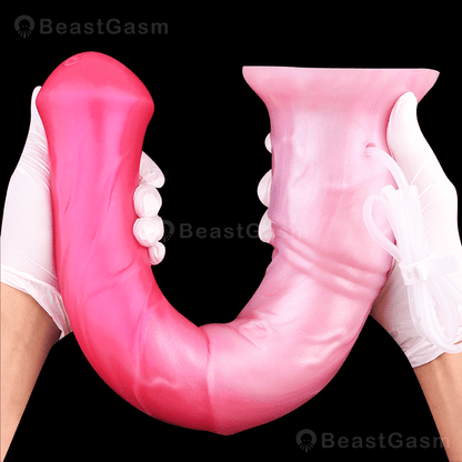 BeastGasm Bucephalus – Ejaculating Horse Dildo with Suction Base - BeastGasm
