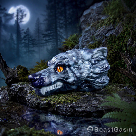 🐺 BeastGasm Ghost Wolf Fantasy Male Masturbator - BeastGasm