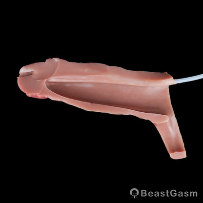 🐴 BeastGasm Hercules Squirting Lifelike Penis Sleeve - BeastGasm