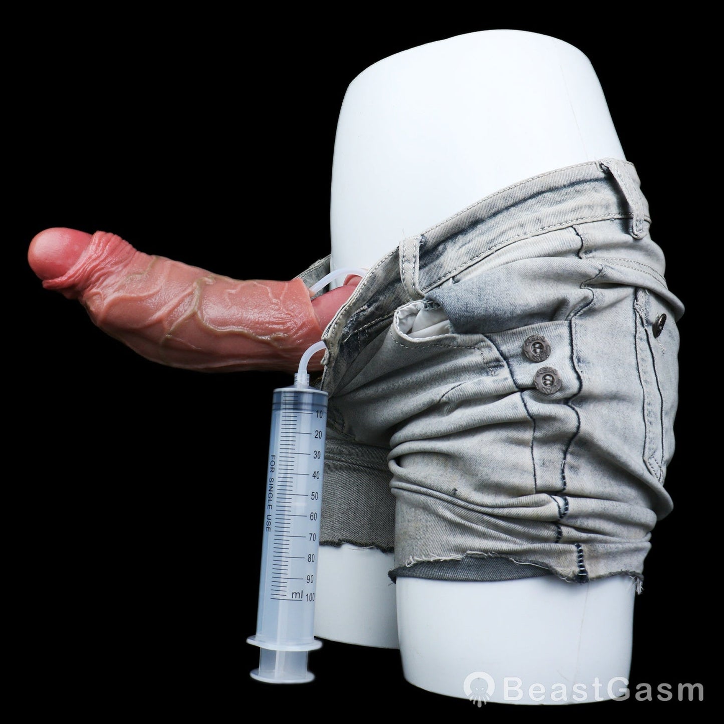 🐴 BeastGasm Hercules Squirting Lifelike Penis Sleeve - BeastGasm