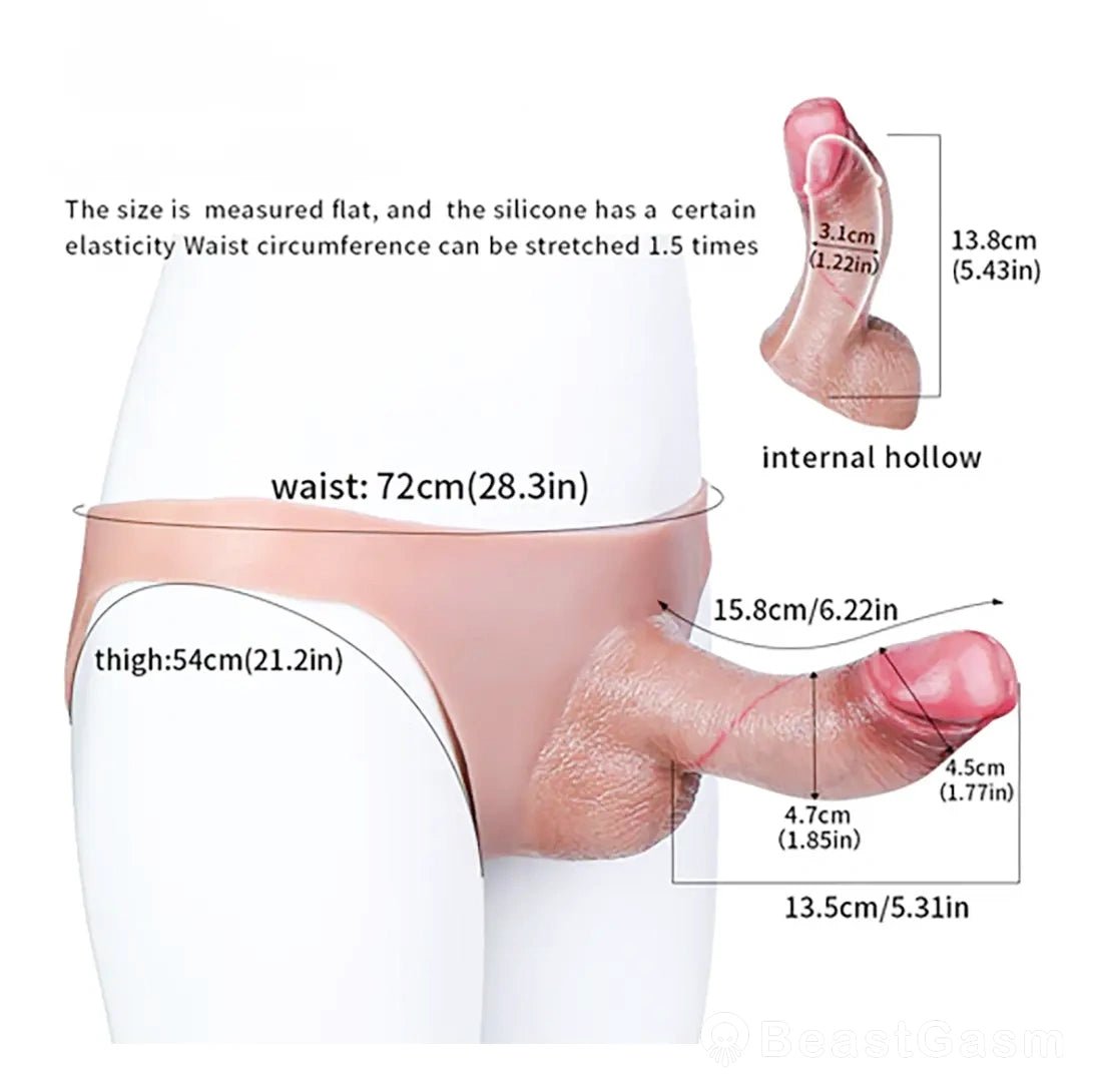BeastGasm Hollow Penis Extender – Knotty, Thick, Unstoppable🐺 - BeastGasm