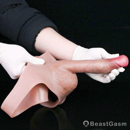 BeastGasm Hollow Penis Extender – Knotty, Thick, Unstoppable🐺 - BeastGasm