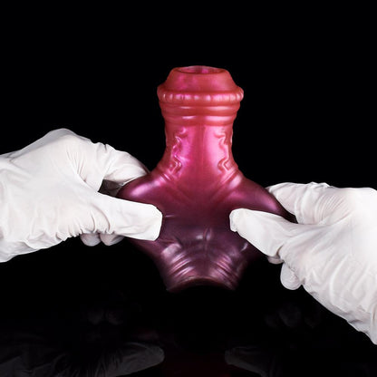 BeastGasm Horse Penis Extender – Knotted Fantasy Cock Sleeve - BeastGasm