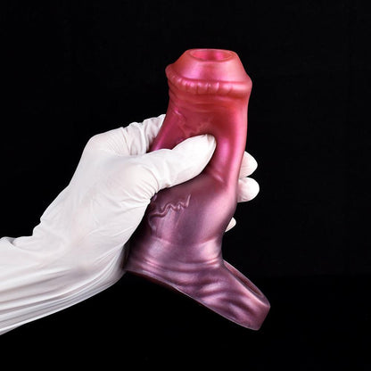 BeastGasm Horse Penis Extender – Knotted Fantasy Cock Sleeve - BeastGasm