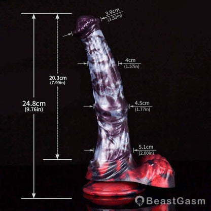 🎠 BeastGasm Hrimfaxi Horse Dildo – Deep Icy Pleasure - BeastGasm