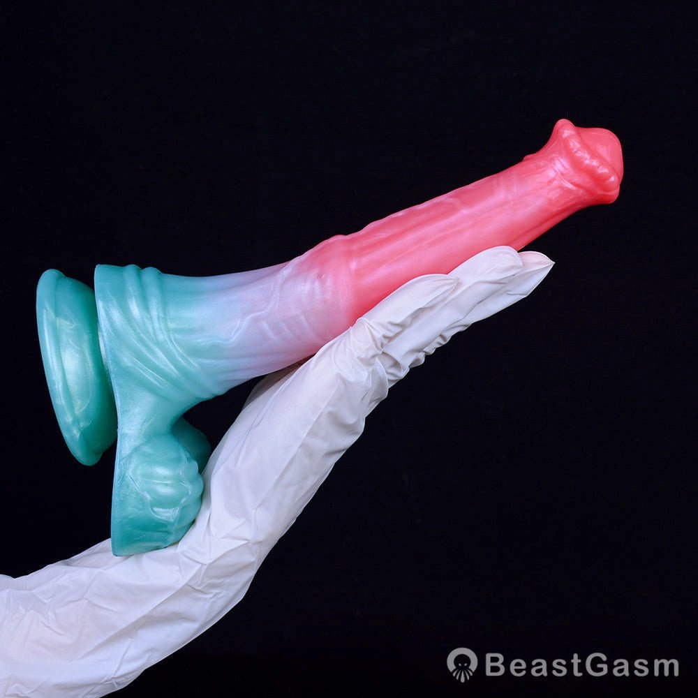 🎠 BeastGasm Hrimfaxi Horse Dildo – Deep Icy Pleasure - BeastGasm