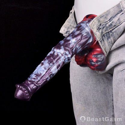 🎠 BeastGasm Hrimfaxi Horse Dildo – Deep Icy Pleasure - BeastGasm