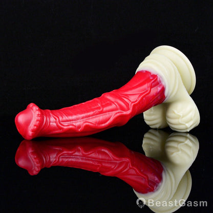🎠 BeastGasm Hrimfaxi Horse Dildo – Deep Icy Pleasure - BeastGasm
