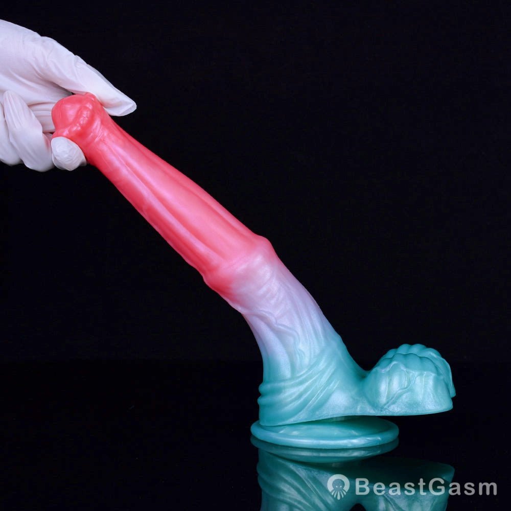 🎠 BeastGasm Hrimfaxi Horse Dildo – Deep Icy Pleasure - BeastGasm