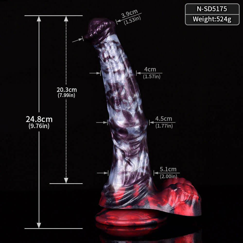 BeastGasm Hrimfaxi Horse Dildo – Deep Icy Pleasure - BeastGasm