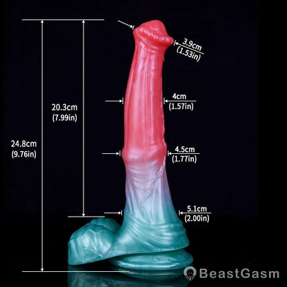 🎠 BeastGasm Hrimfaxi Horse Dildo – Deep Icy Pleasure - BeastGasm