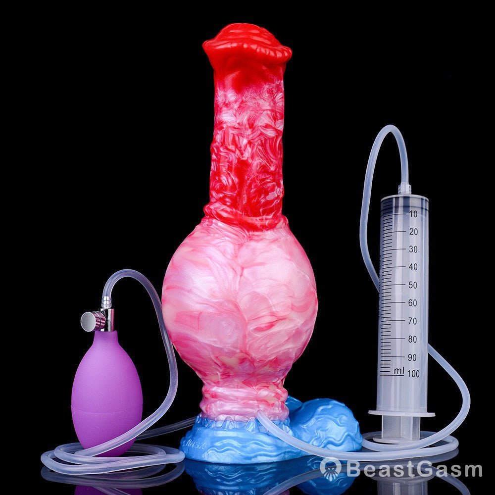 BeastGasm Inflatable Horse Dildo – Realistic Squirting Pleasure - BeastGasm