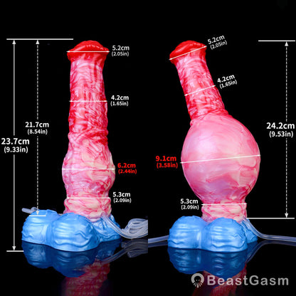 BeastGasm Inflatable Horse Dildo – Realistic Squirting Pleasure - BeastGasm