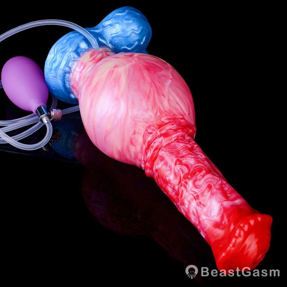 BeastGasm Inflatable Horse Dildo – Realistic Squirting Pleasure - BeastGasm