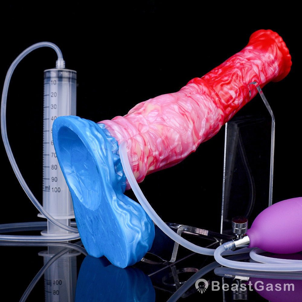BeastGasm Inflatable Horse Dildo – Realistic Squirting Pleasure - BeastGasm