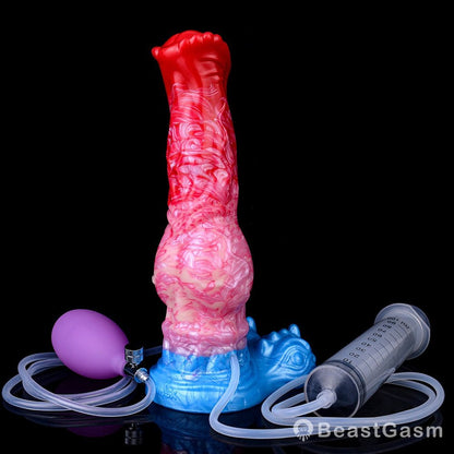 BeastGasm Inflatable Horse Dildo – Squirting Anal Fantasy Sex Toy - BeastGasm