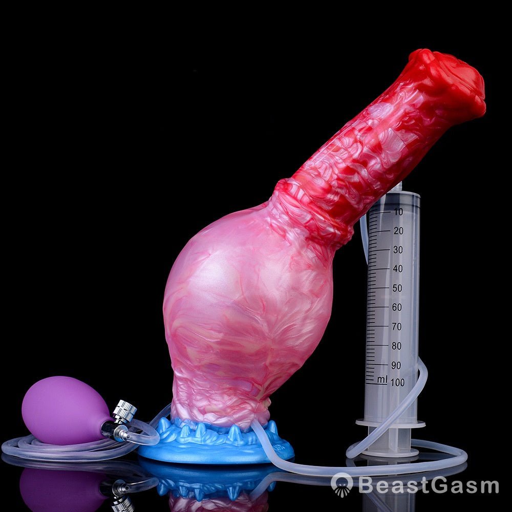 BeastGasm Inflatable Horse Dildo – Squirting Fantasy Toy - BeastGasm