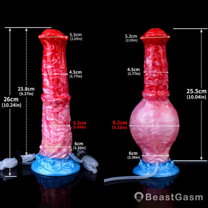 BeastGasm Inflatable Horse Dildo – Squirting Fantasy Toy - BeastGasm