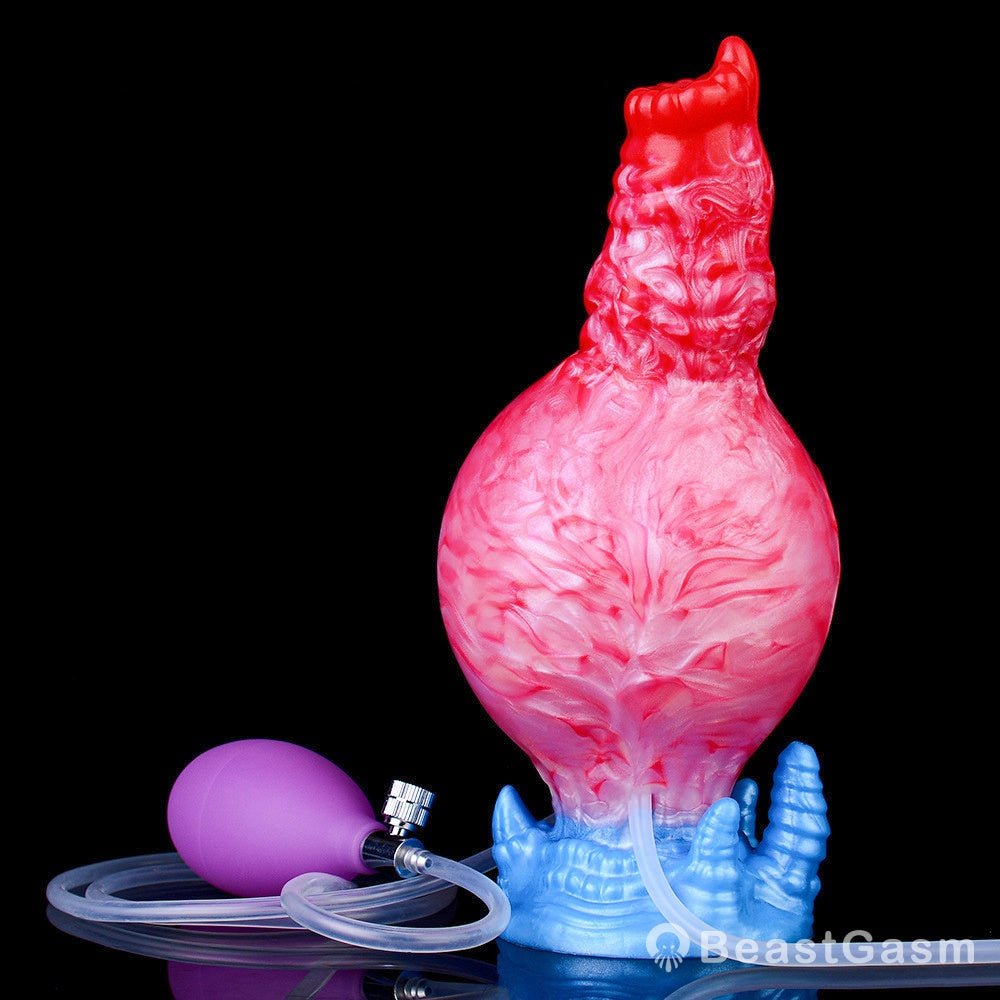 BeastGasm Inflatable Monster Dildo – Fantasy Anal & Clit Stimulator - BeastGasm