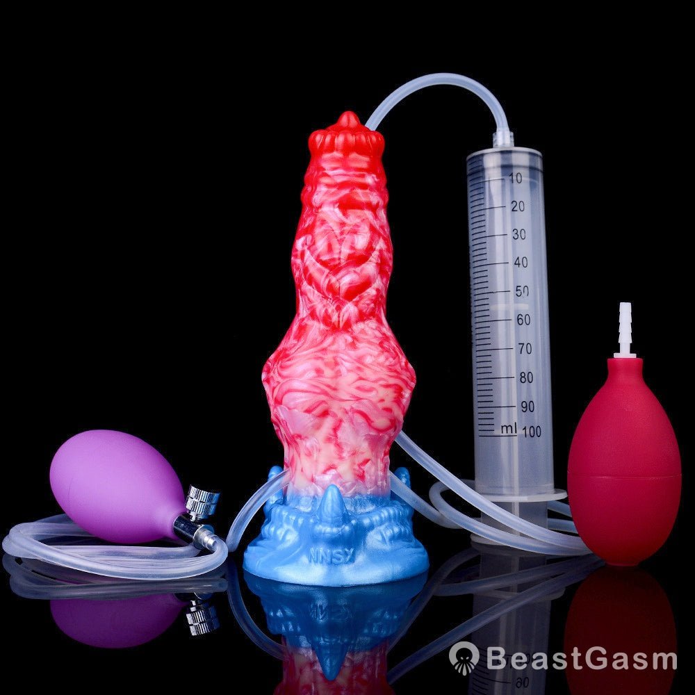 BeastGasm Inflatable Monster Dildo – Fantasy Anal & Clit Stimulator - BeastGasm