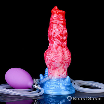 BeastGasm Inflatable Monster Dildo – Fantasy Anal & Clit Stimulator - BeastGasm