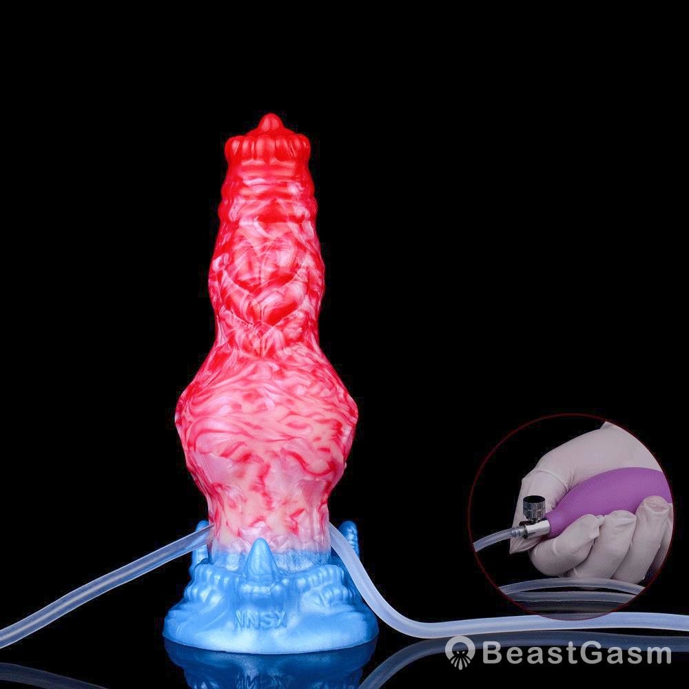 BeastGasm Inflatable Monster Dildo – Fantasy Anal & Clit Stimulator - BeastGasm