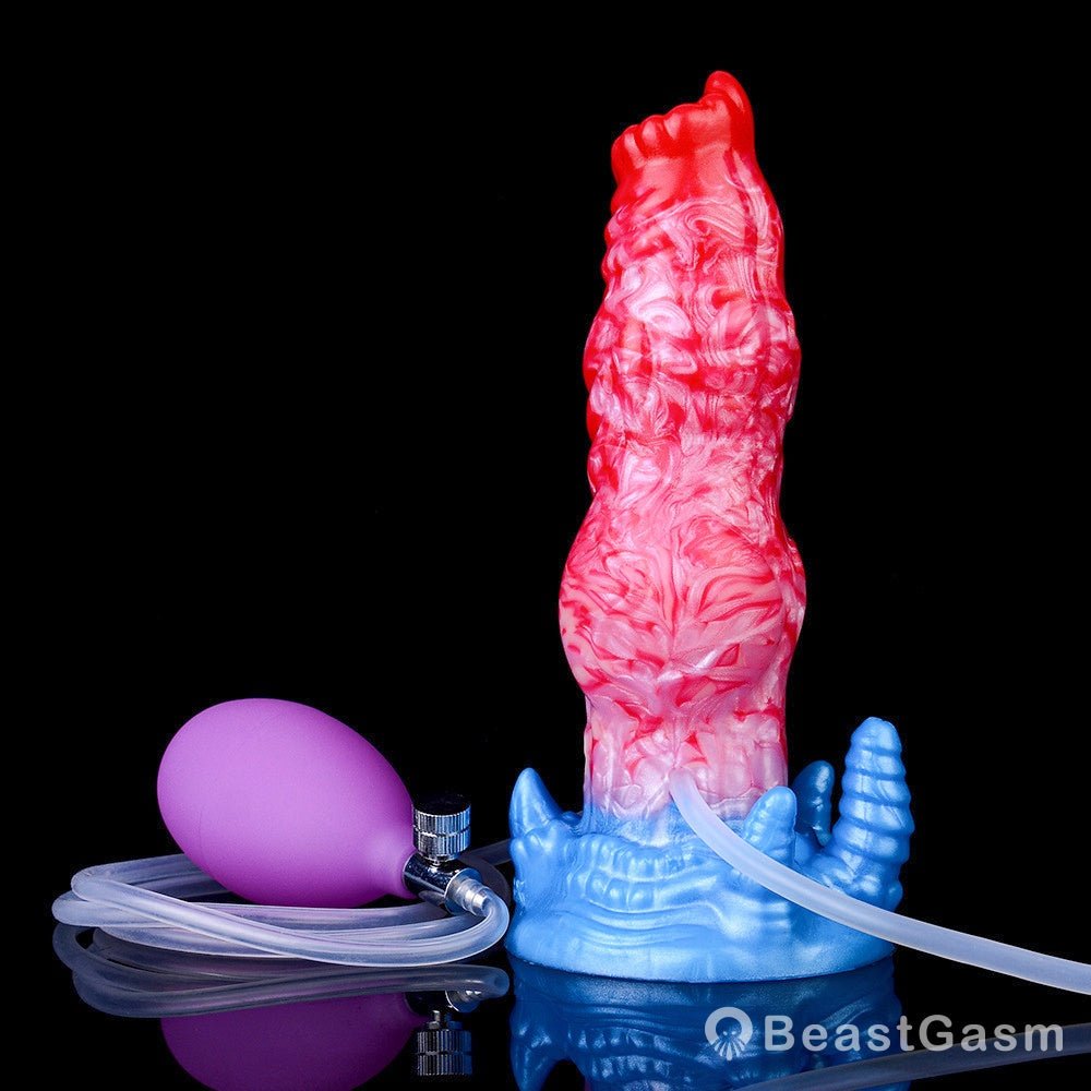 BeastGasm Inflatable Monster Dildo – Fantasy Anal & Clit Stimulator - BeastGasm