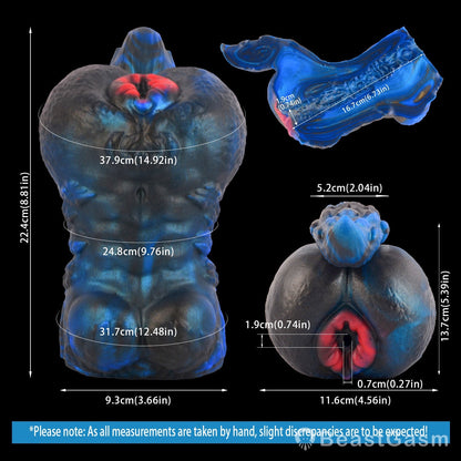 🥷🏻 BeastGasm Nurturer Priest Alien Torso Fantasy Pocket Pussy - BeastGasm